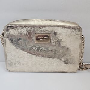 Michael Kors Metallic Gold Crossbody Bag